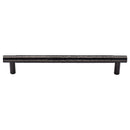 Heritage Brass Cabinet Pull Partial Hammered Design 256mm CTC Matt Bronze finish - HAM4461 256-MB