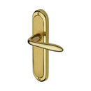 Heritage Brass Door Handle Lever Latch Henley Design Mayfair finish - HEN1210-MF - Choice Handles