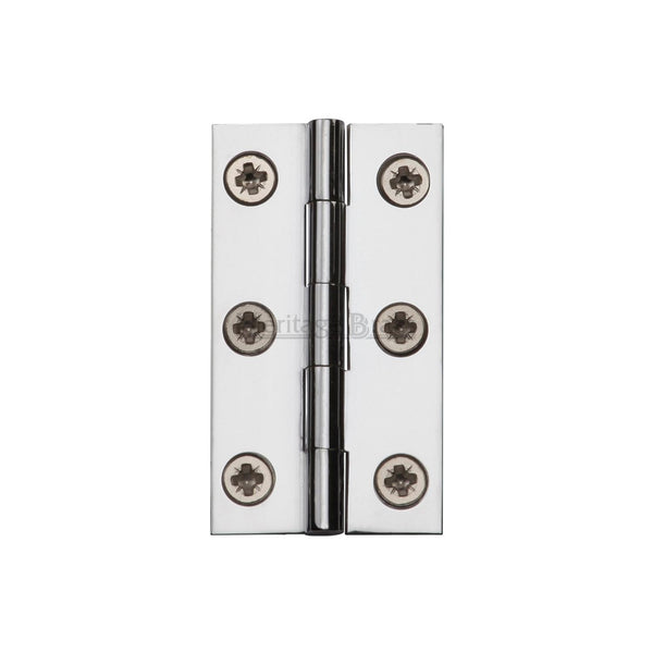 Heritage Brass Hinge Brass 2 X 1 1/8 Polished Chrome finish
 - HG99-115-PC - Choice Handles