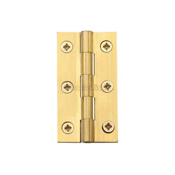 Heritage Brass Hinge Brass 2 1/2 x 1 3/8 Natural Brass finish
 - HG99-120-Natural Brass - Choice Handles