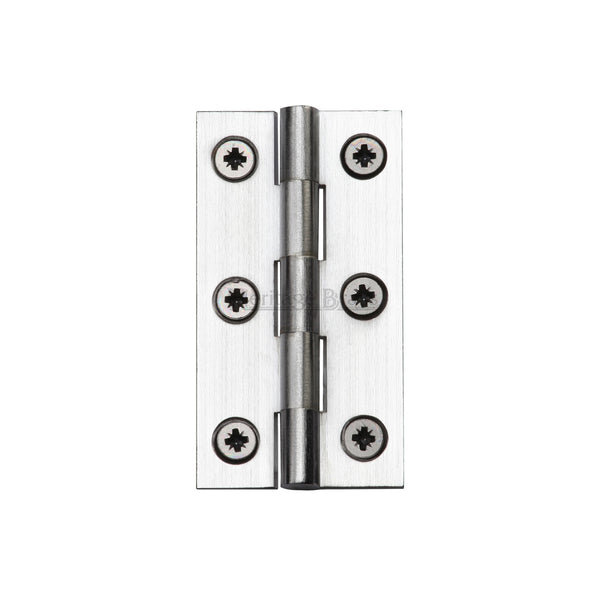 Heritage Brass Hinge Brass 2 1/2 x 1 3/8 Satin Chrome finish
 - HG99-120-SC - Choice Handles