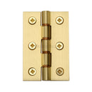 Heritage Brass Hinge Brass with Phosphor Washers 3" x 2" Satin Brass finish - HG99-345-SB - Choice Handles