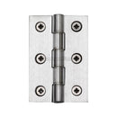 Heritage Brass Hinge Brass with Phosphor Washers 3" x 2" Satin Chrome finish - HG99-345-SC - Choice Handles