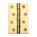 Heritage Brass Hinge Brass with Phosphor Washers 4" x 2 5/8" Polished Brass finish - HG99-350-PB - Choice Handles