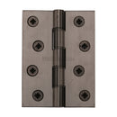 Heritage Brass Hinge Brass with Phosphor Washers 4" x 3" Matt Bronze finish - HG99-355-MB - Choice Handles