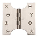 Heritage Brass Parliament Hinge Brass 4" x 2" x 4" Satin Nickel finish - HG99-385-SN - Choice Handles
