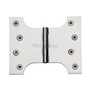 Heritage Brass Parliament Hinge Brass 4" x 3" x 5" Polished Chrome finish - HG99-390-PC - Choice Handles