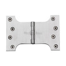 Heritage Brass Parliament Hinge Brass 4" x 4" x 6" Satin Chrome finish - HG99-395-SC - Choice Handles