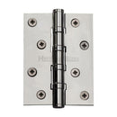 Heritage Brass Hinge Brass with Thrust Bearings (Steel Pin) 4" x 3" Polished Chrome finish - HG99-400-PC - Choice Handles