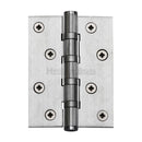 Heritage Brass Hinge Brass with Thrust Bearings (Steel Pin) 4" x 3" Satin Chrome finish - HG99-400-SC - Choice Handles