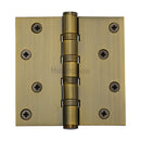 Heritage Brass Hinge Brass with Thrust Bearings (Steel Pin) 4 x 4 Antique Brass finish
 - HG99-405-AT - Choice Handles