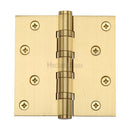 Heritage Brass Hinge Brass with Thrust Bearings (Steel Pin) 4 x 4 Satin Brass finish
 - HG99-405-SB - Choice Handles