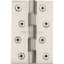 Heritage Brass Hinge Brass with Phosphor Washers 4"" x 2 5/8"" Satin Nickel finish - HG99-350-SN - Choice Handles