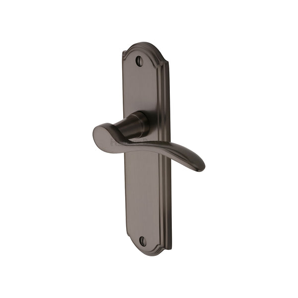 Heritage Brass Door Handle Lever Latch Howard Design Matt Bronze finish - HOW1310-MB - Choice Handles