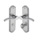 Heritage Brass Door Handle for Bathroom Howard Design Apollo finish - HOW1330-AP - Choice Handles