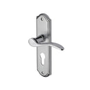 Heritage Brass Door Handle for Euro Profile Plate Howard Design Apollo finish - HOW1348-AP - Choice Handles