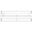 Hoxton Wenlock Cabinet Handles 224mm Ctrs Plain Backplate - Dark Bronze - HOX-160DB-5060DB - Choice Handles