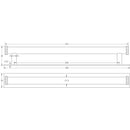Hoxton Thaxted Cabinet Handles 224mm Ctrs Stepped Backplate   - Matt Black - HOX-260MB-6060MB - Choice Handles