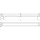 Hoxton - Nile Cabinet Handles 96mm Ctrs Stepped Backplate - Satin Nickel - HOX-350SN-6050SN - Choice Handles
