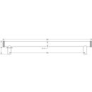 Hoxton Wenlock 224mm Knurled End Cap Cabinet Handle - Dark Bronze - HOX160DB - Choice Handles
