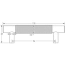 Hoxton Wenlock Cabinet Handles 224mm Ctrs - Satin Nickel - HOX160SN - Choice Handles