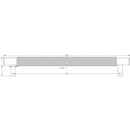 Hoxton Taplow 96mm Knurled End Cap Cabinet Handle - Satin Nickel - HOX2050SN - Choice Handles