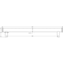 Hoxton Thaxted 224mm Knurled End Cap Cabinet Handle - Dark Bronze - HOX260DB - Choice Handles