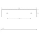 Hoxton Sturt Cabinet Handles 224mm  - Satin Nickel - HOX460SN - Choice Handles