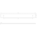 Hoxton Fanshaw 268x30mm Backplate for Cabinet Handles with 224mm Ctrs - Satin Brass - HOX5060SB - Choice Handles