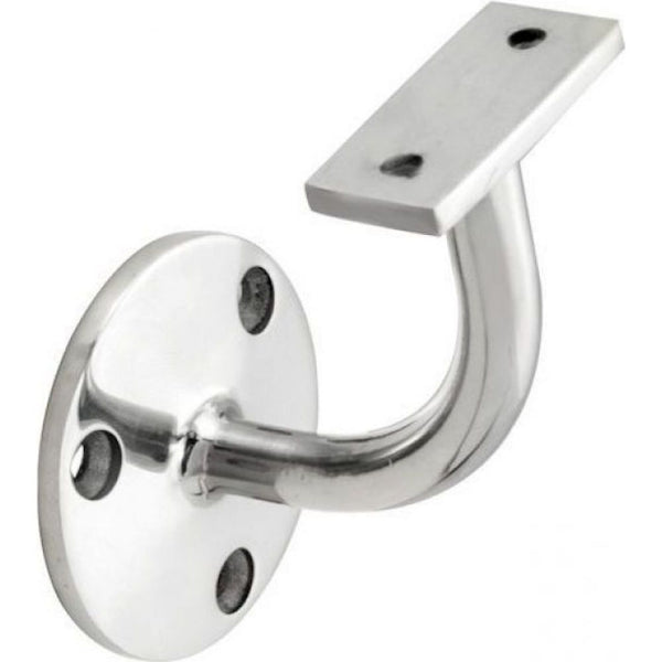 Eurospec - Handrail Bracket 62mm - Bright Stainless Steel - HRB1000BSS/P62 - Choice Handles