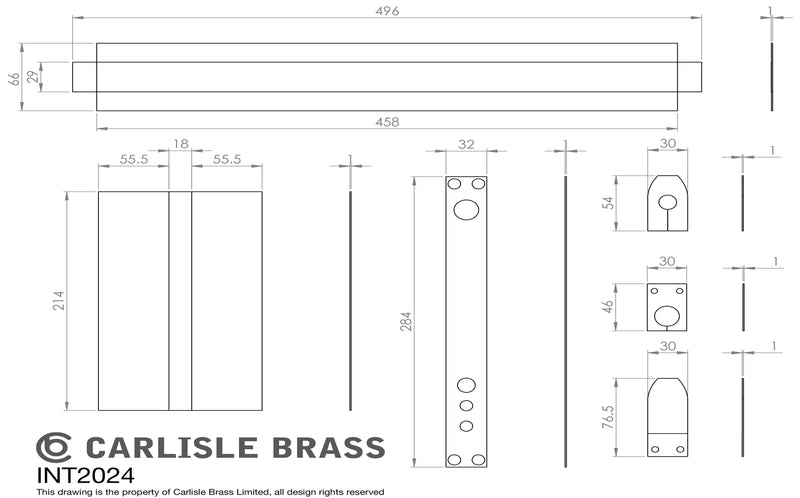 Eurospec - Intumescent Kit For Dcc2024Cf Closer - INT2024