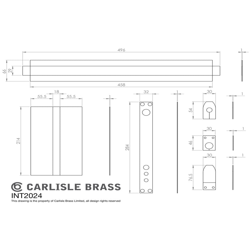 Eurospec - Intumescent Kit For Dcc2024Cf Closer To Suit Fd60 - INT2024/60