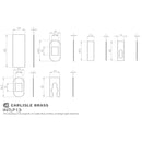 Carlisle Brass - Intumescent For Latch Packs Grade 13 (Int1433 & Es1283) -  - INTLP13 - Choice Handles