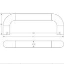 Frelan -  Necked Barrel Bolt 150 x 20mm - Satin Anodised Aluminium - J1002SF - Choice Handles