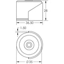 Frelan - 400x19mm Pull Handle, Face Fixing - SAA - J1058 - Choice Handles
