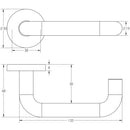 Frelan - Button Tip Hinge Grade 7 (76x50x2mm) - Satin Nickel - J452BT-SN - (Pair) - Choice Handles