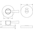 Frelan - Euro Profile Escutcheons - SAA- J4648B - Choice Handles