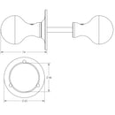 Frelan - Arrow Head Working Hinges 152mm - Black Antique - JAB59 - Choice Handles