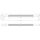 Frelan - Nero Norbit Lever Door Handle on Round Rose - Matt Black - JMB13 - Choice Handles