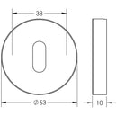 Three One Six PVD Range - Linear Pull Handles 600x25mm Back to Back - Black - JMB15 - Choice Handles