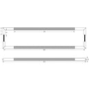 Three One Six PVD Range - Pull Handles 800x25mm Bolt Through - Black - JMB19 - Choice Handles