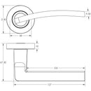 Frelan - Nero 1800x32x1600mm Guardsman Pull handles, Back To Back Fixing - Matt Black - JMB521D (Pair) - Choice Handles