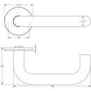 Frelan - 100mm Numerals 100mm No. 8 - Satin Stainless Steel - JSS-8 - Choice Handles