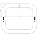 Frelan - D Shaped 22mm Pull Handles 300mm, Back to Back Fixing, G304 - Satin Stainless Steel - JSS123B - Choice Handles