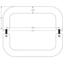 Frelan - D Shaped 22mm Pull Handles 425mm Back to Back Fixing, G304 - Satin Stainless Steel - JSS123C - Choice Handles
