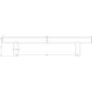 Burlington - Atlanta Door Handles on Rose Grade 201  - Satin Stainless Steel - JSS214 - Choice Handles