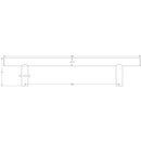 Frelan - Guardsman 19mm Pull Handles 325mm x 225mm, Bolt Through Fixing - Satin Stainless Steel - JSS219A - Choice Handles