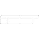 Frelan - Guardsman 25mm Pull Handles 400mm x 300mm, Bolt Through Fixing - Satin Stainless Steel - JSS222A - Choice Handles
