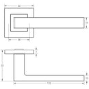 Frelan - Euro Profile Escutcheon 52 X 8mm - Grade 201 , Satin Stainless Steel - JSS28 - Choice Handles