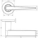 Frelan - Centre Door Knob - Satin Stainless Steel - JSS3580 - Choice Handles